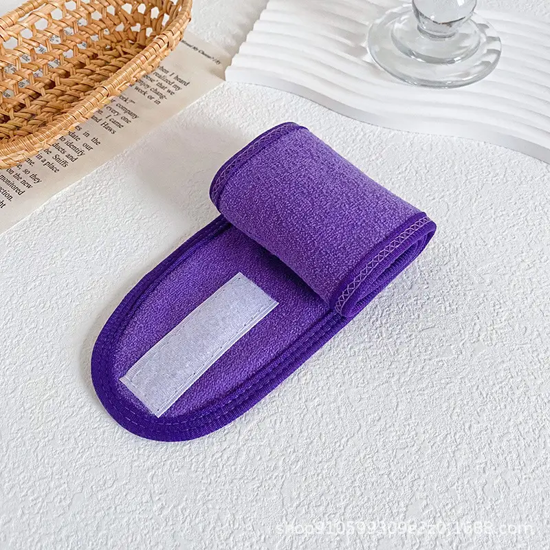 European & American Ultra-Fine Fiber Velcro Headband for Women