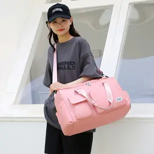 Women's White Training Sports Bag with Shoe Compartment — feature 3