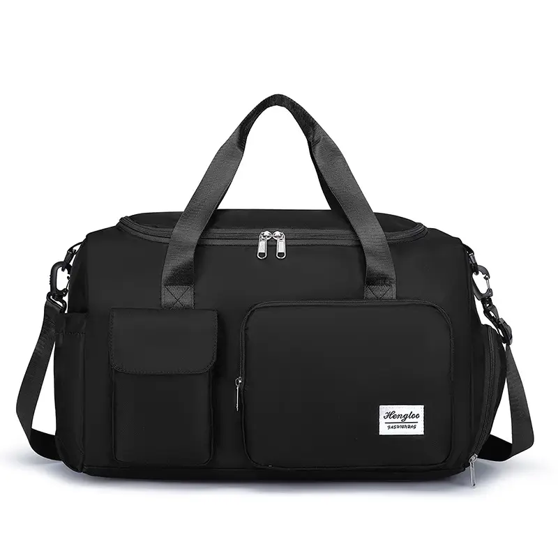 Women's White Training Sports Bag with Shoe Compartment - Image 2