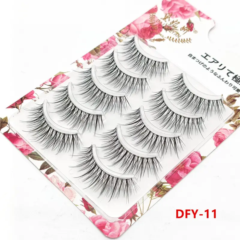 Transparent Fairy Slim False Eyelashes 5 Pair - Image 4