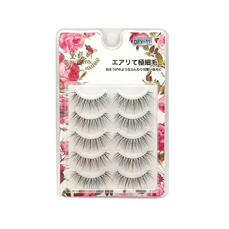 Transparent Fairy Slim False Eyelashes 5 Pair - Image 7