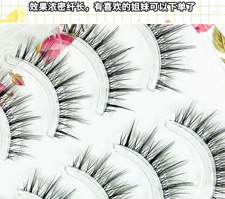 Transparent Fairy Slim False Eyelashes 5 Pair — feature 14