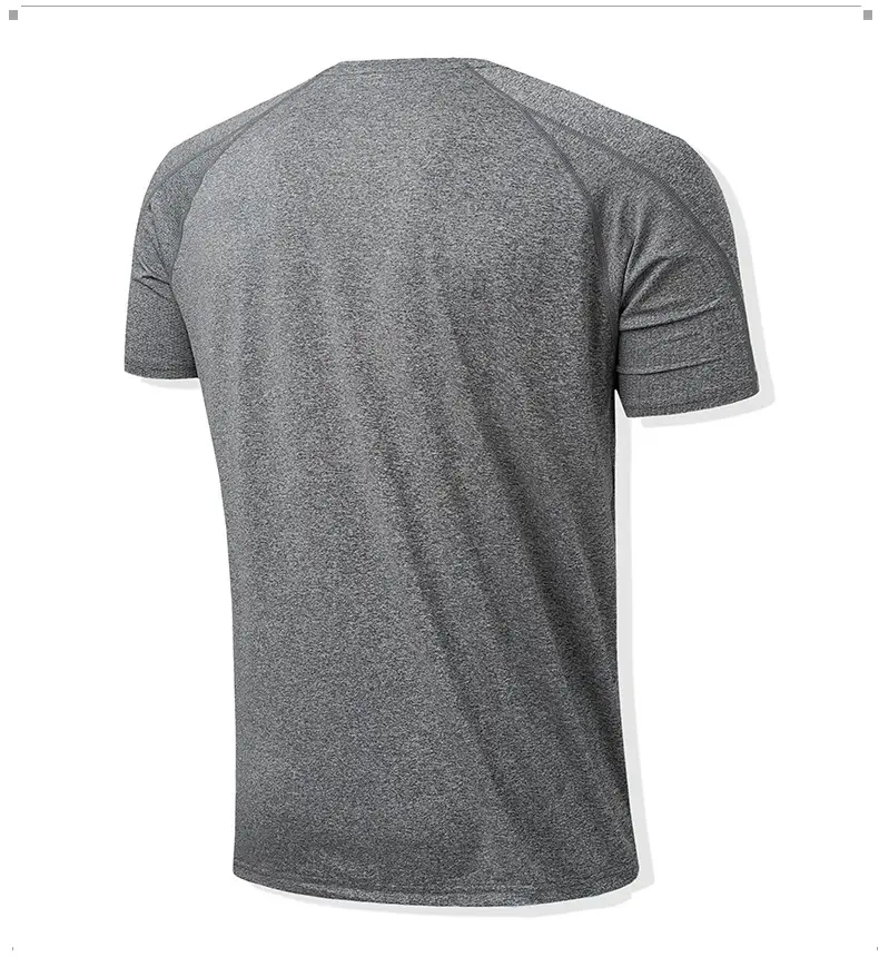 Men Grey Cationic T-Shirt Sweat Wicking Quick Dry — feature 12