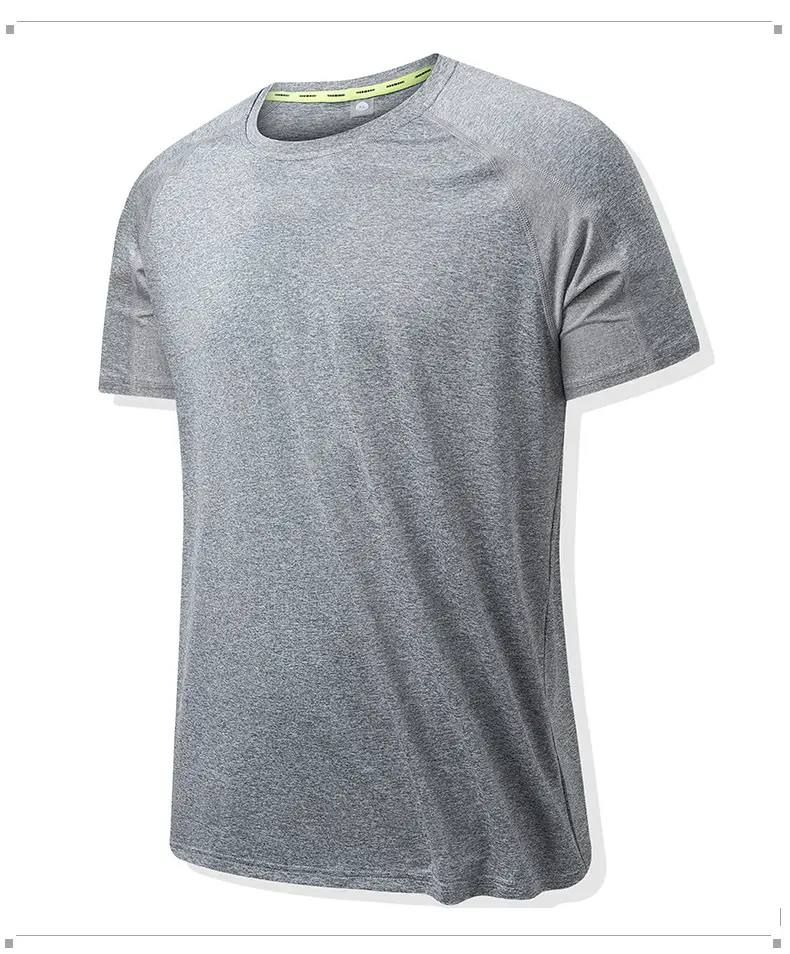 Men Grey Cationic T-Shirt Sweat Wicking Quick Dry — feature 14