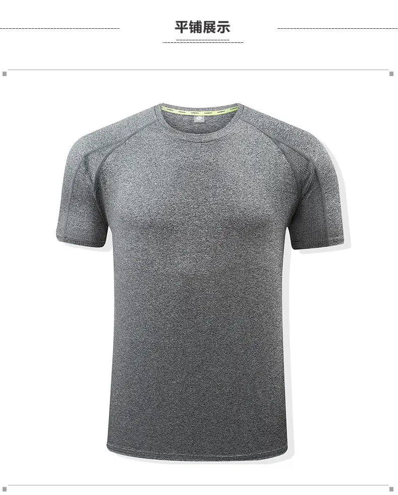 Men Grey Cationic T-Shirt Sweat Wicking Quick Dry — feature 9