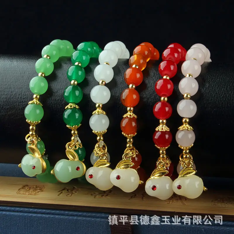 Jade Crystal Bracelets for Women New Year's - Image 14