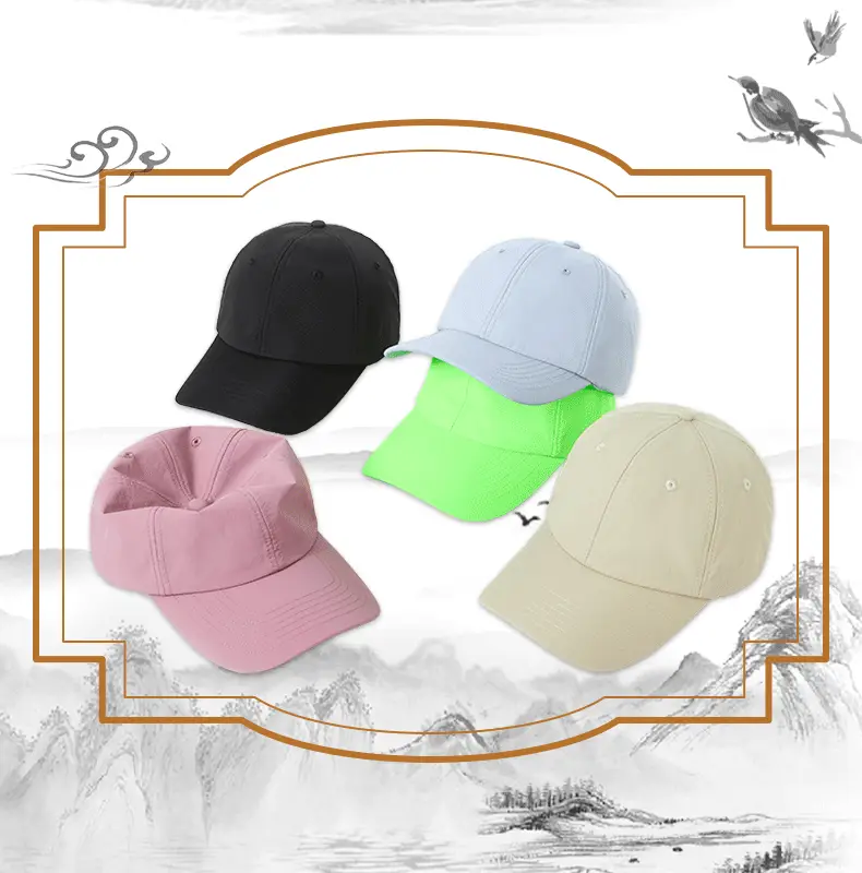 Men Dark Blue Water Repellent Baseball Cap — feature 10
