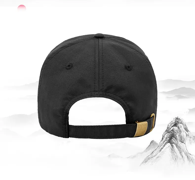 Men Dark Blue Water Repellent Baseball Cap — feature 16