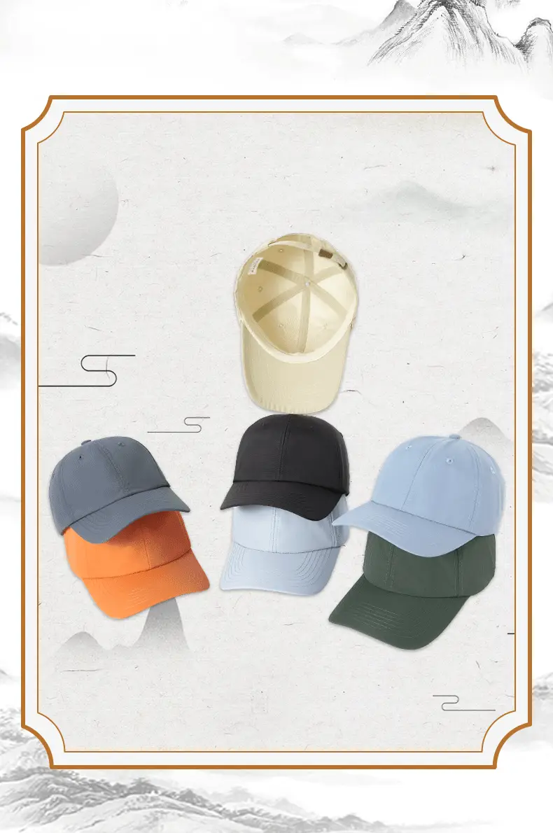 Men Dark Blue Water Repellent Baseball Cap — feature 9