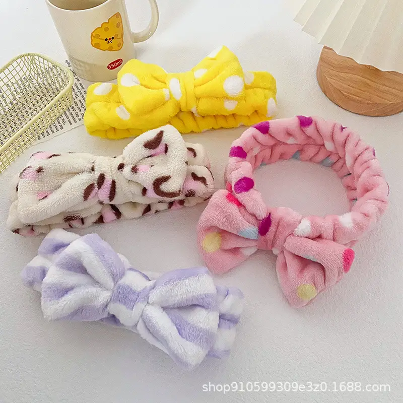 European American Leopard Print Bow Headband for Women - Image 38