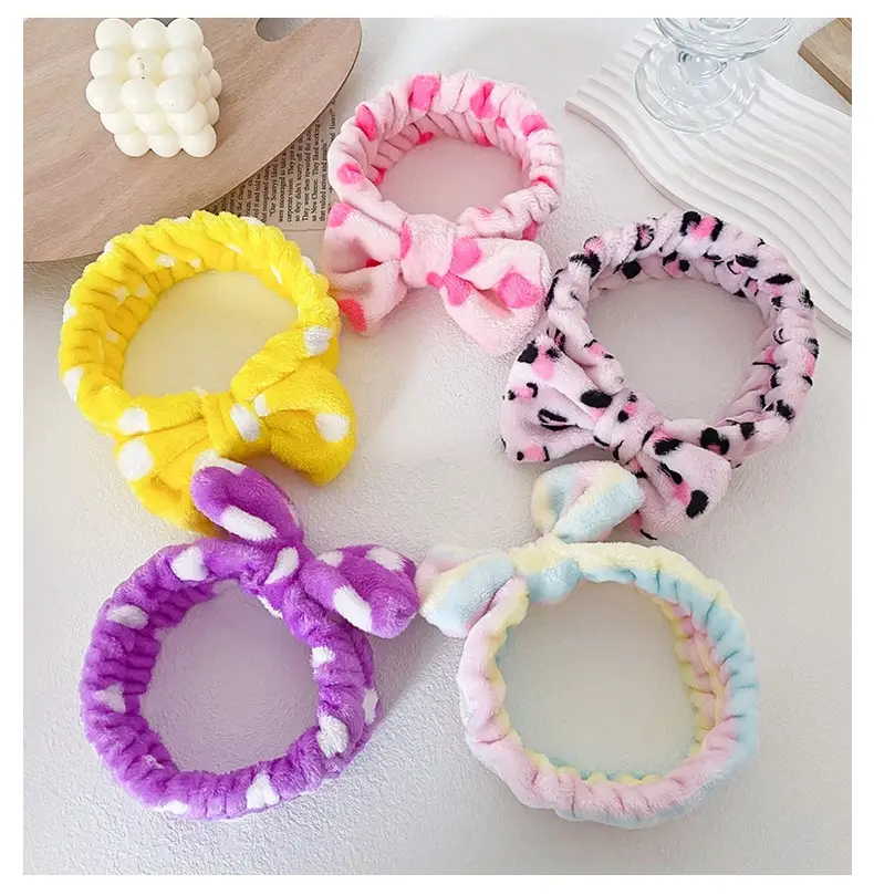 European American Leopard Print Bow Headband for Women — feature 12