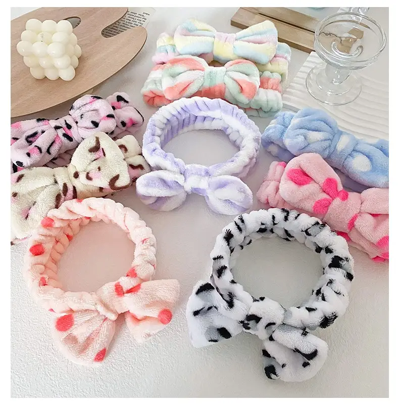 European American Leopard Print Bow Headband for Women — feature 13