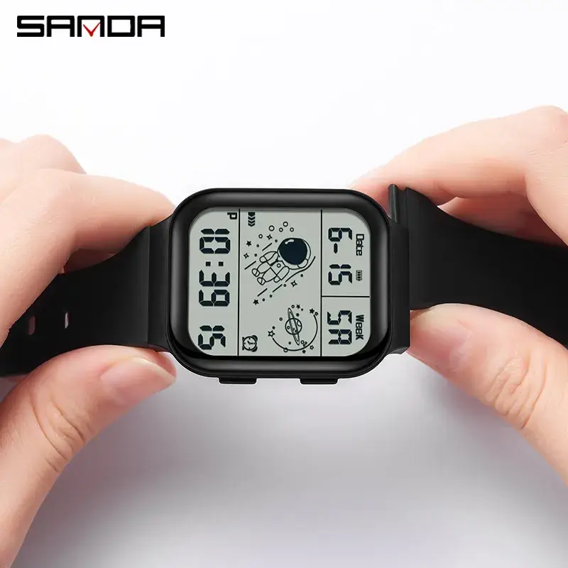 Sanda Astronaut Multifunctional Watch Blue Strap - Image 15