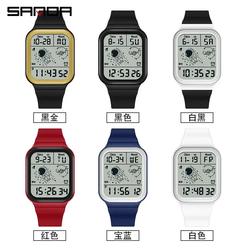 Sanda Astronaut Multifunctional Watch Blue Strap - Image 16
