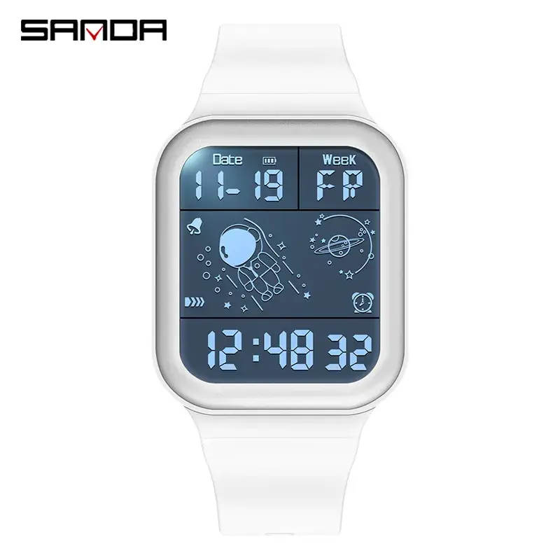 Sanda Astronaut Multifunctional Watch Blue Strap - Image 17