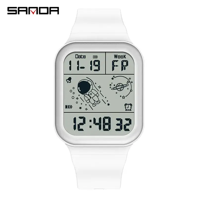 Sanda Astronaut Multifunctional Watch Blue Strap - Image 2