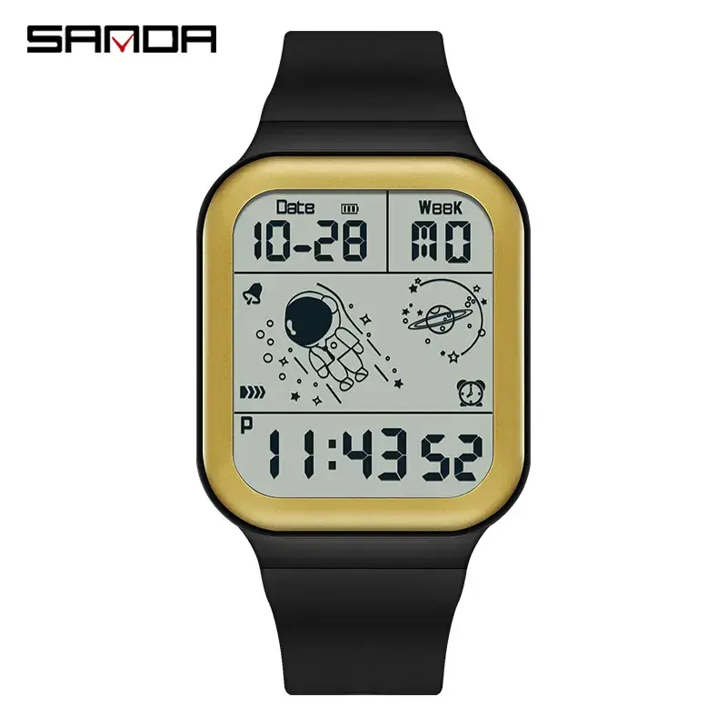 Sanda Astronaut Multifunctional Watch Blue Strap - Image 4