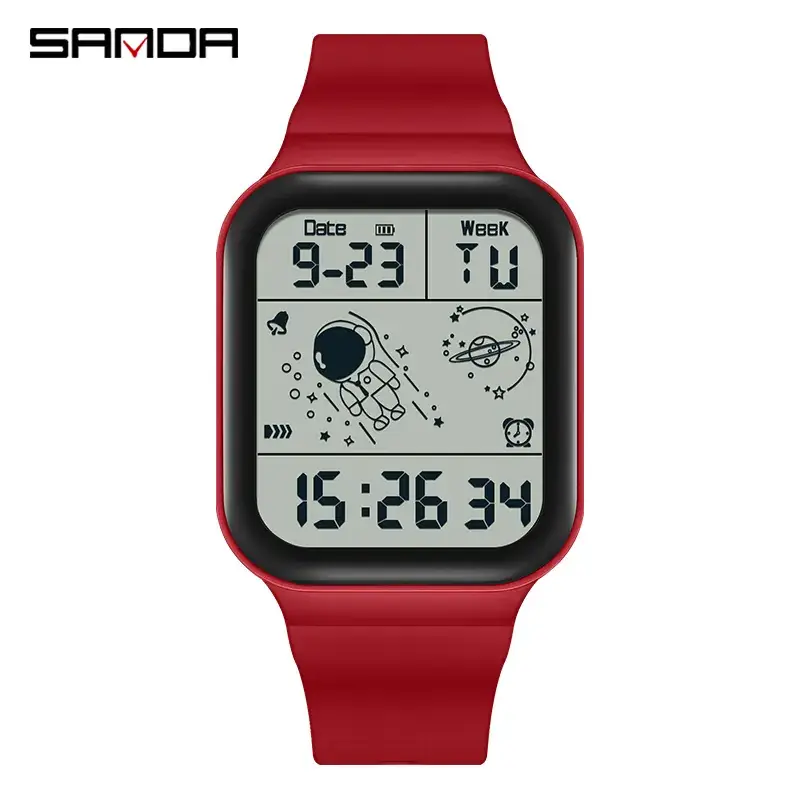 Sanda Astronaut Multifunctional Watch Blue Strap - Image 5
