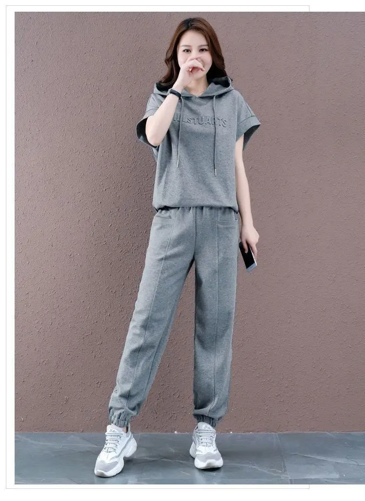 Plus Size Women's Black Hooded Sweatpants Set 2026 — feature 10