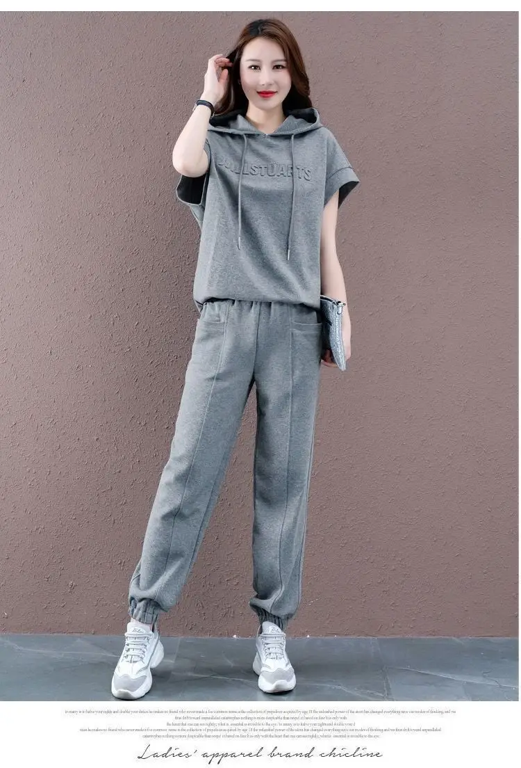 Plus Size Women's Black Hooded Sweatpants Set 2026 — feature 12