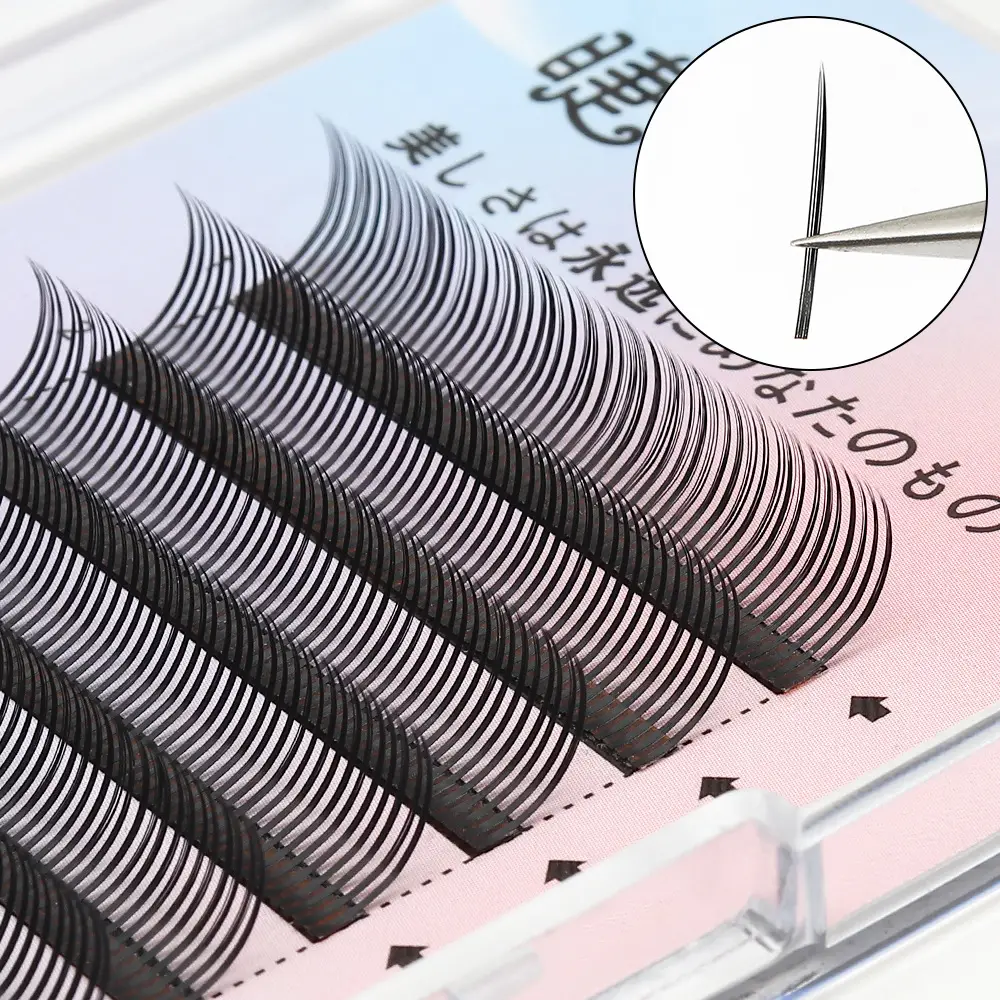 5D False Eyelashes Cartoon Fairy A Cluster of Five Hair Fiber Long Natural Planting Grafting - Image 6