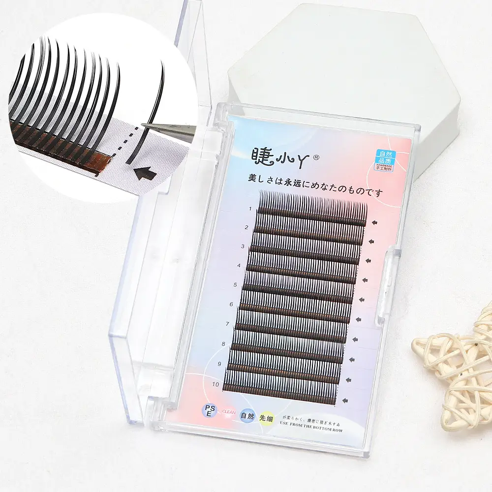 5D False Eyelashes Cartoon Fairy A Cluster of Five Hair Fiber Long Natural Planting Grafting - Image 7