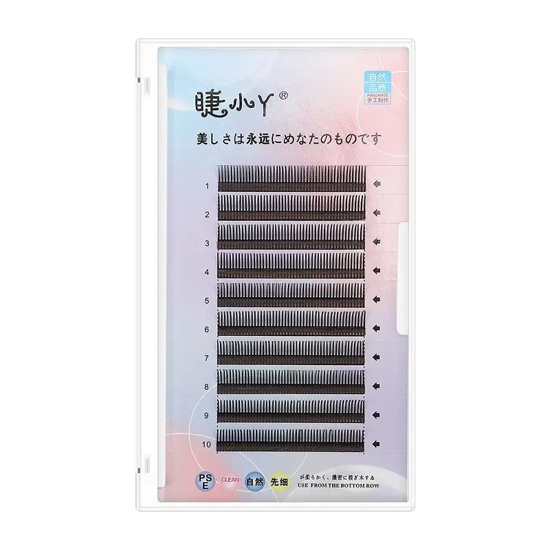 5D False Eyelashes Cartoon Fairy A Cluster of Five Hair Fiber Long Natural Planting Grafting - Image 8