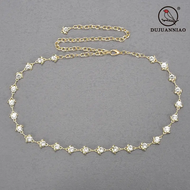 Gold Gemstone Waist Chain for Women - Image 3