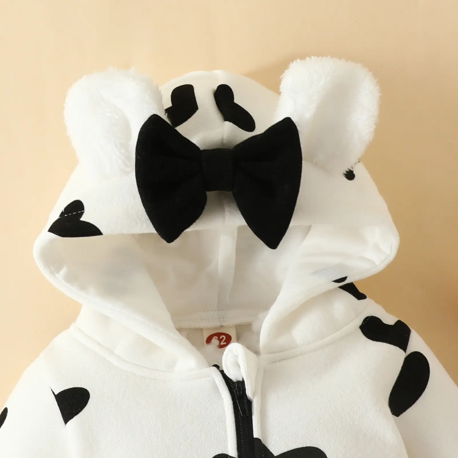 Pink Heart Zipper Hooded Baby Suit for Girls — feature 16