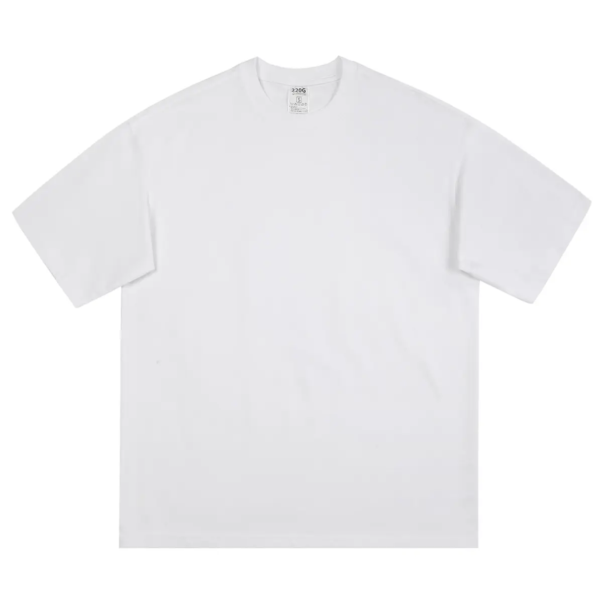 Two Japanese-style T-shirts Men Cotton Loose Base Wholesale - Image 2