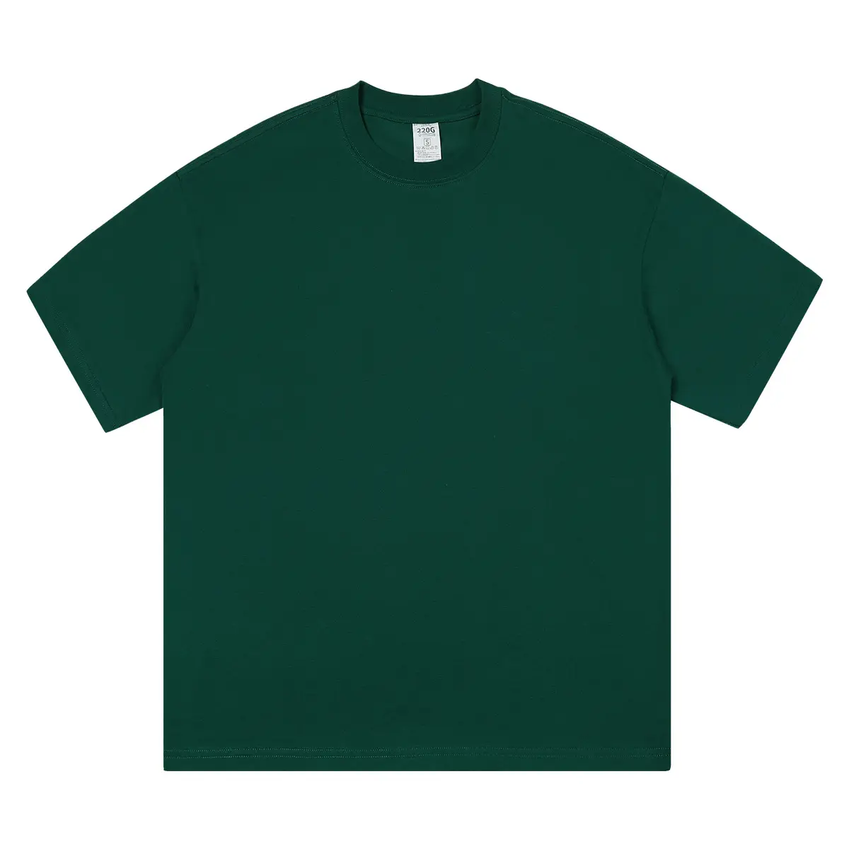Two Japanese-style T-shirts Men Cotton Loose Base Wholesale - Image 3