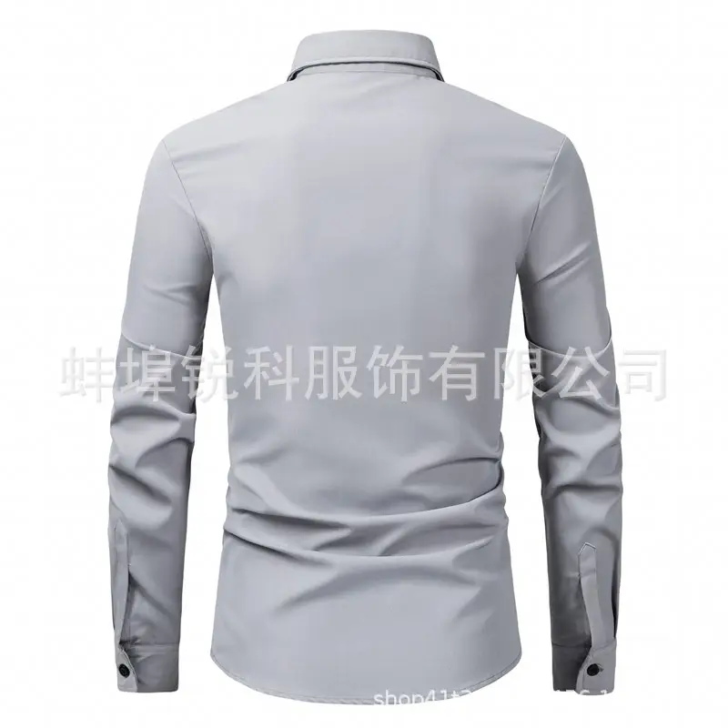 Men's Long Sleeve Plain White Shirt 2025 — feature 12