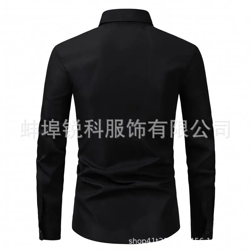 Men's Long Sleeve Plain White Shirt 2025 — feature 14