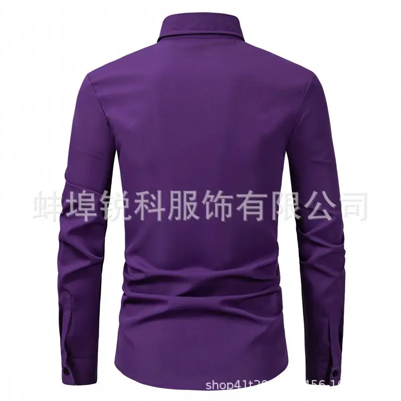 Men's Long Sleeve Plain White Shirt 2025 — feature 20