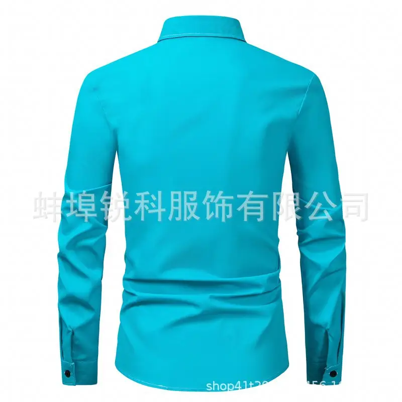 Men's Long Sleeve Plain White Shirt 2025 — feature 8