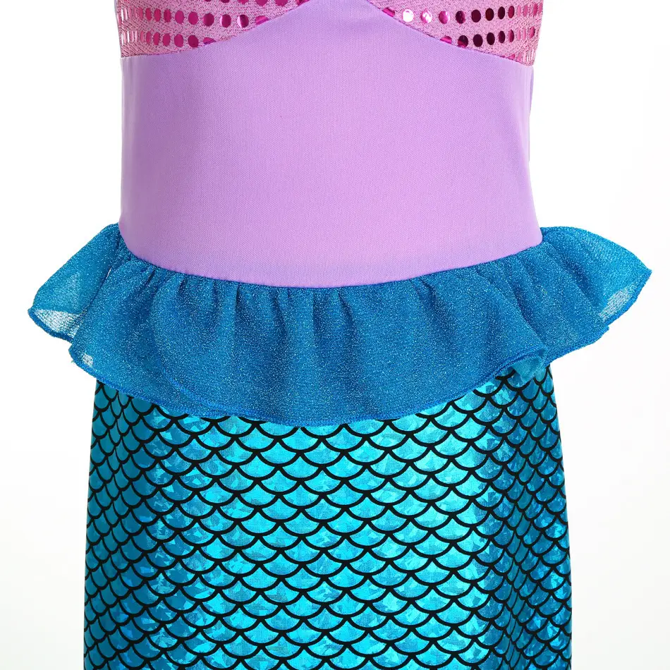 Ariel Little Mermaid Dress Gold Mermaid Skirt Stage Costume — feature 16