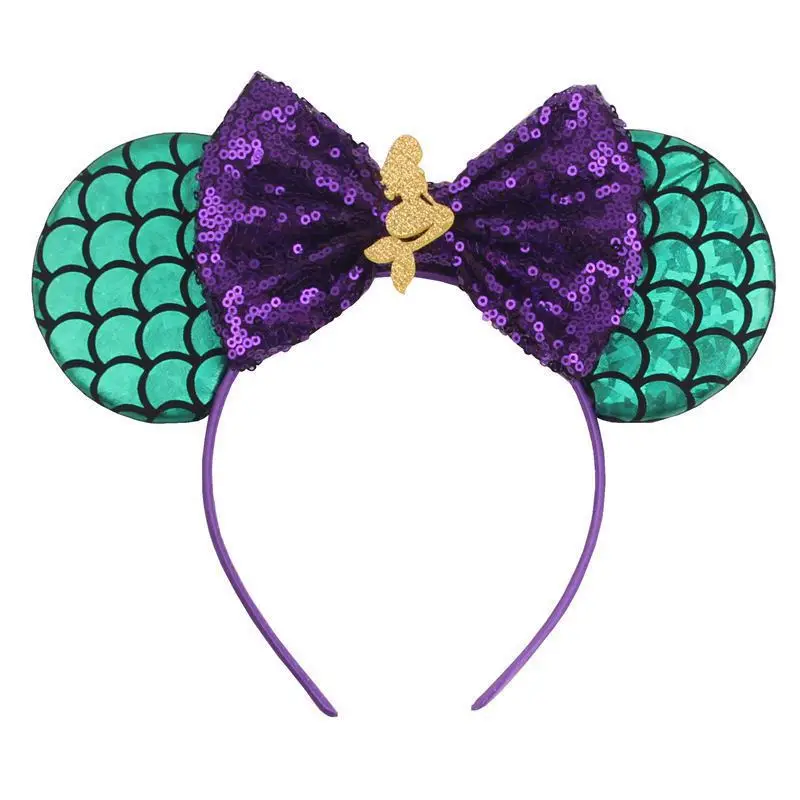 Ariel Little Mermaid Dress Gold Mermaid Skirt Stage Costume - Image 9