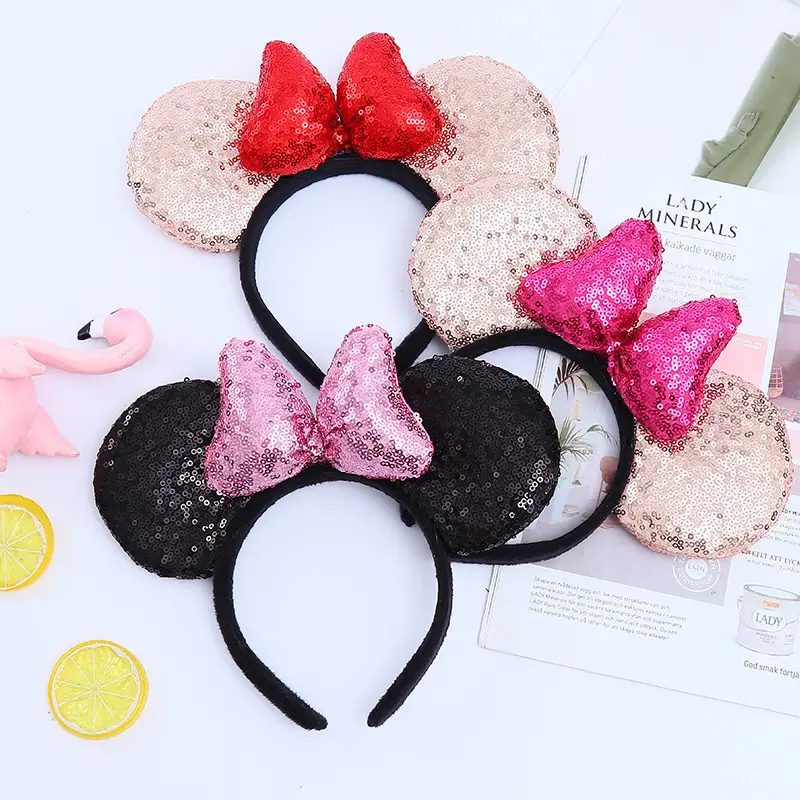 Mickey Mouse Bow Headband Set for Kids