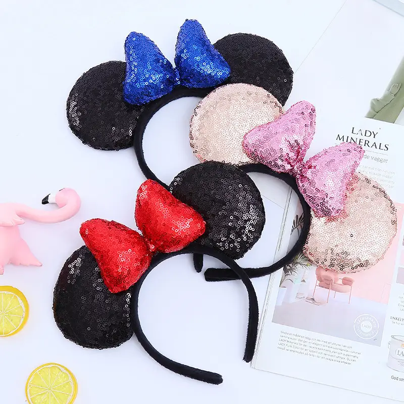 Mickey Mouse Bow Headband Set for Kids