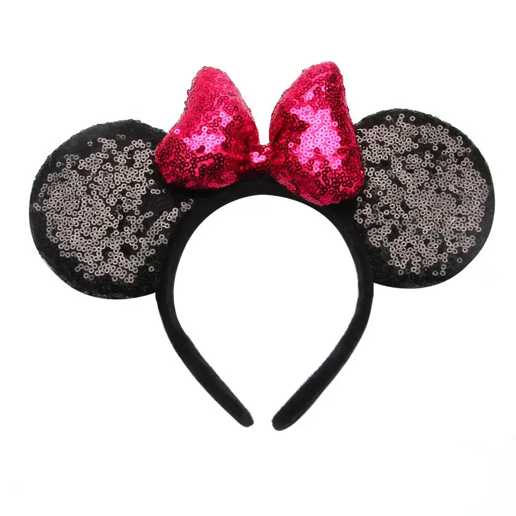 Mickey Mouse Bow Headband Set for Kids