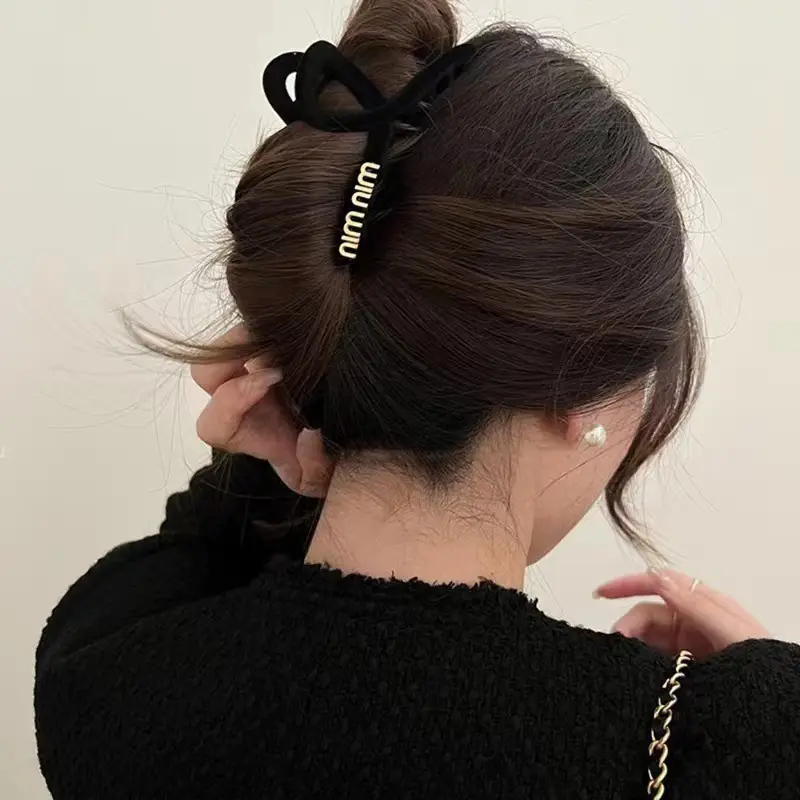 Sweet Double-Sided Fur Hair Clip for Women