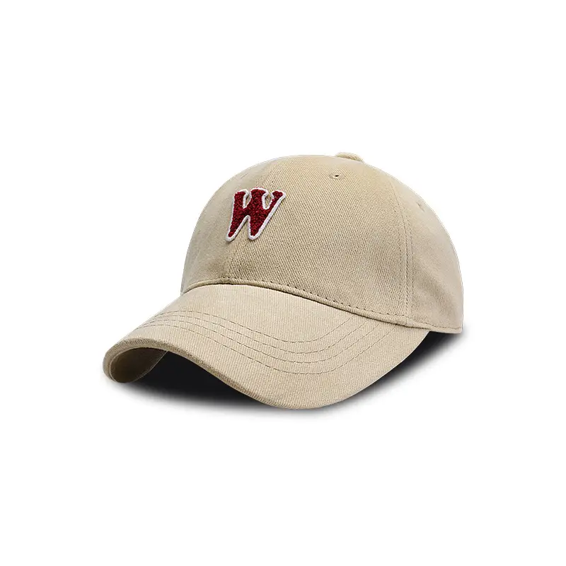 Korean Style W Cap Pure Cotton Beige 54-68CM - Image 23