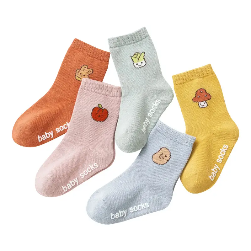 Baby Socks 2025 Cartoon Vegetable Kids Floor Socks - Image 10