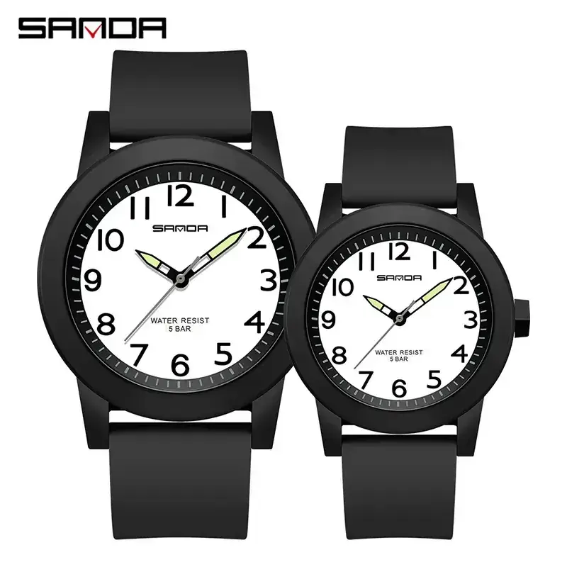 Sanda Cross-Border Kids Watches Waterproof Quartz Fashion Student Couple Watch