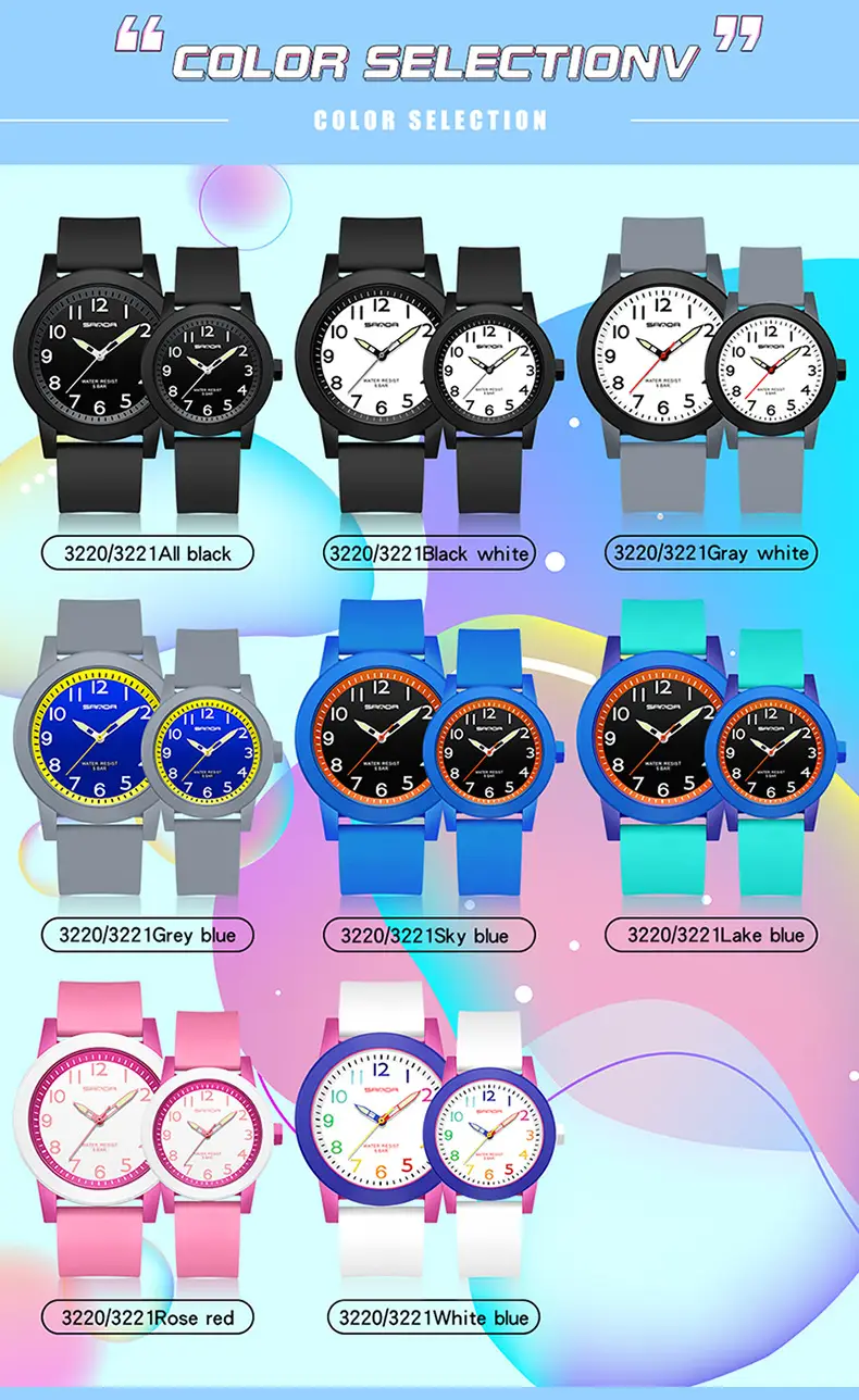 Sanda Pink Silicone Women's Quartz Watch — feature 28