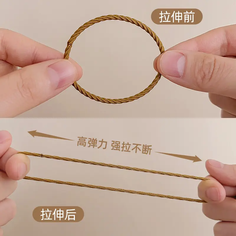 Women Hair Ties 2026 High Elasticity Durable Ponytail Hair Bands - Image 16