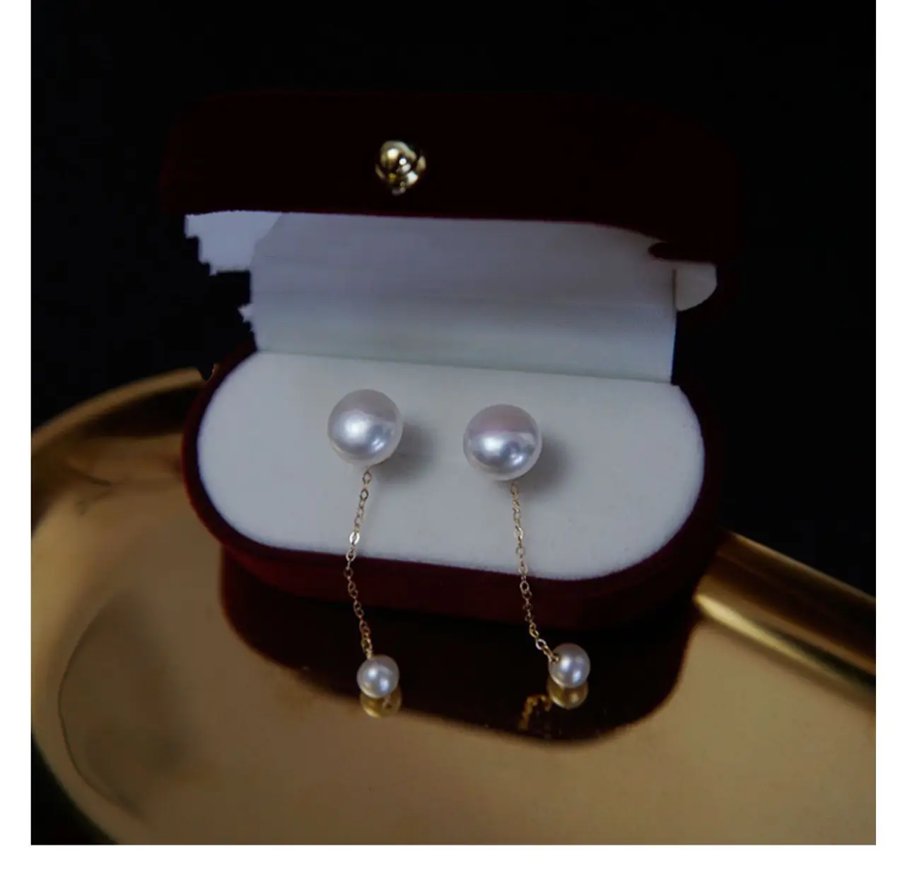 Pearl Tassel Earrings for Women Warm Winter — feature 4