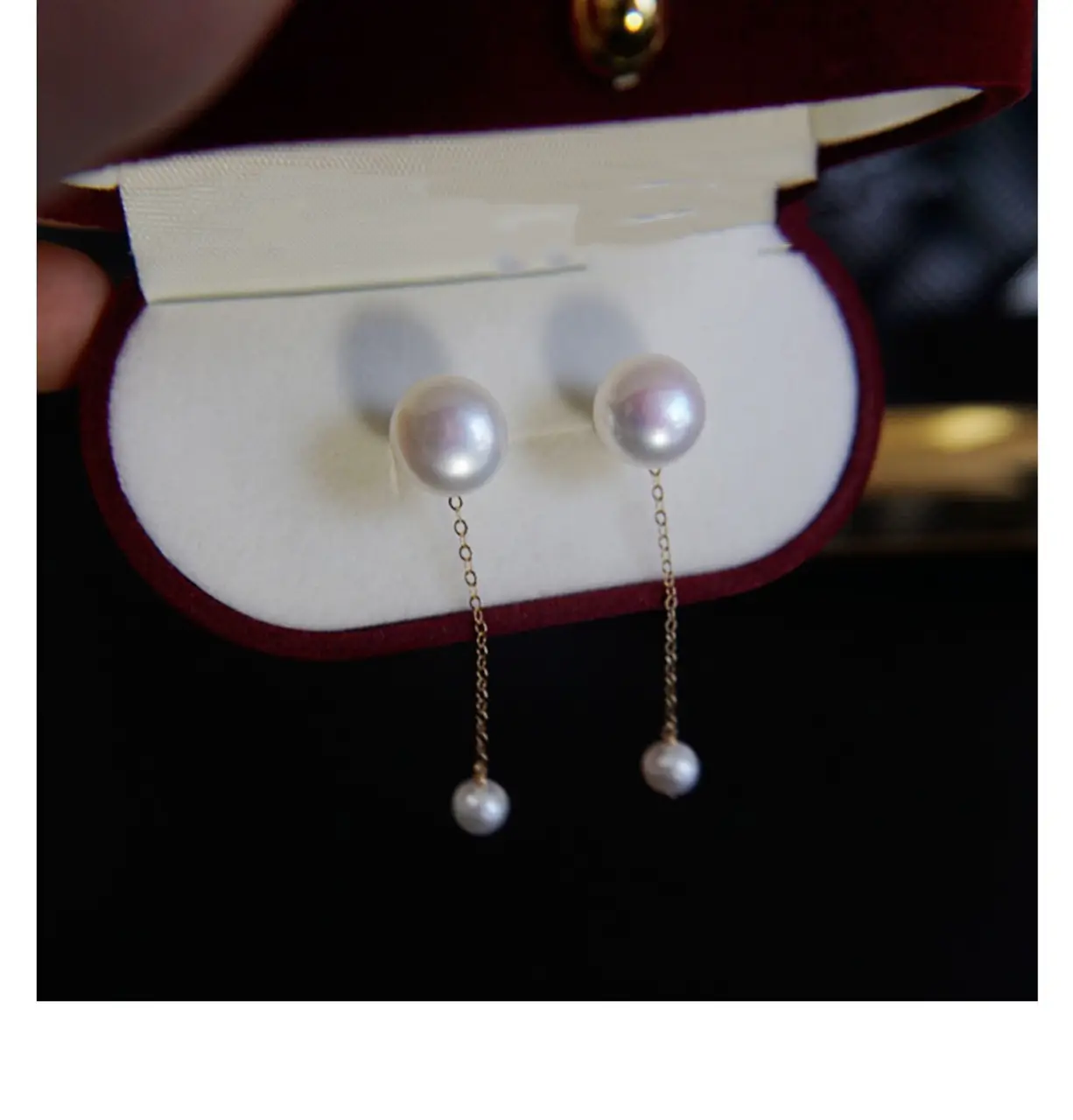 Pearl Tassel Earrings for Women Warm Winter — feature 5