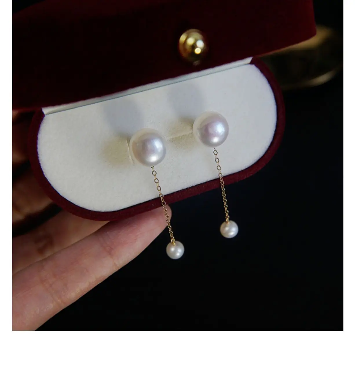 Pearl Tassel Earrings for Women Warm Winter — feature 8