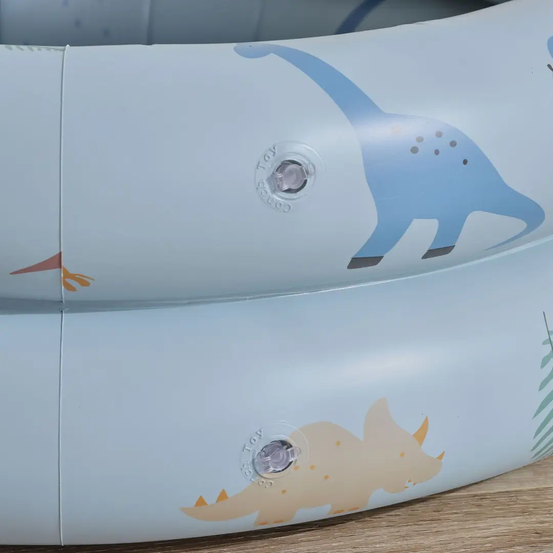Couple ins Danish retro striped inflatable swimming pool baby dinosaur pool thickened household Marine Ball pool — feature 21